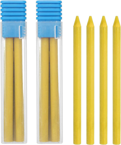 PATIKIL 12Pcs 5.6mm 2B Carpenter Pencil Lead Refills, Solid Dry Pencil Refills Break Resistant Lead Refill for Mechanical Carpenter Pencil Construction Pencils Art Drafting, Blue