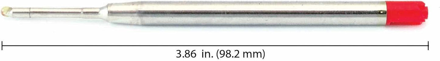 Monteverde Soft Roll Ballpoint Pen Refills to Fit Parker-Style Pens, Medium Point, Brown, 2-Pack, Smooth Writing Technology for Parker, Conklin, Schmidt, and More