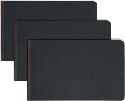 Smead Pressboard Report Cover, Metal Prong Top Fastener with Compressor, 2" Capacity, Legal Size, Black, 25 per Box (81733)