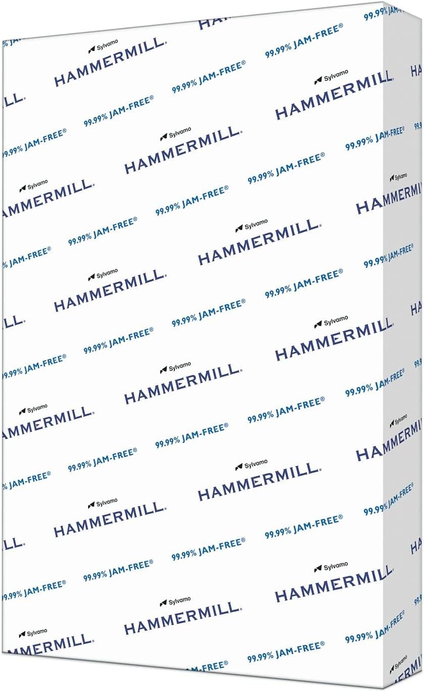 Hammermill Printer Paper, 20 lb Copy Paper, 8.5 x 11-3 Ream (1,500 Sheets) - 92 Bright, Made in the USA