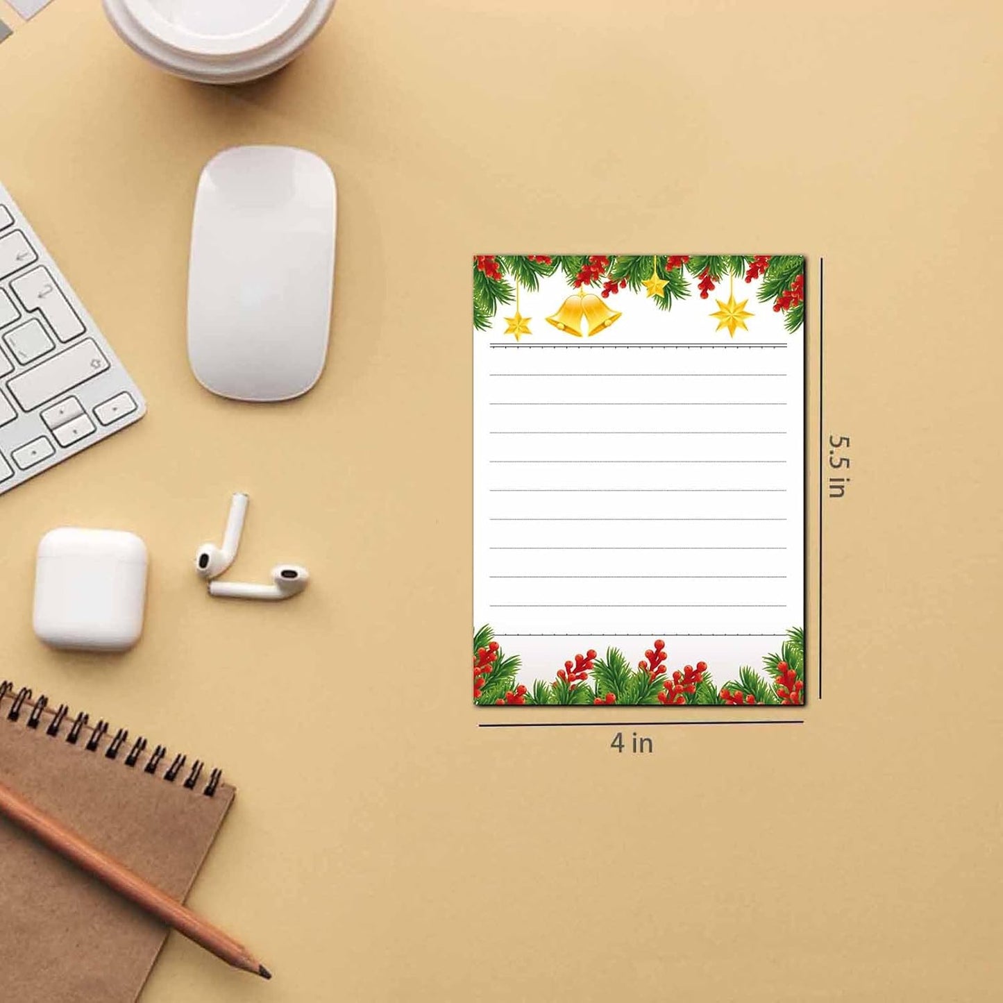 DUGUTUL 4 Funny Novelty Memo Pads,4 x 5.5 in(10x14cm),200 sheets,Coworker Gifts for Women,Funny Notepads for Office,Women Office Note Pad,Perfect Novelty gift for Boss,Coworker,Friend or Family(A)