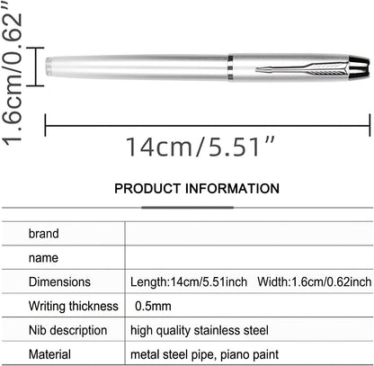 8 Pieces Replaceable Ballpoint Pen Refills Work for Most Brands Pens with Smooth Writing,Free-Flowing German Ink with Medium 0.5mm Ballpoint Tip(Black Refills and Length 4.4inch)