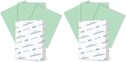 Hammermill Colored Paper, 24 lb Blue Printer Paper, 8.5 x 11 - Made in the USA, Pastel Paper, 103671R-1 Ream (500 Sheets)