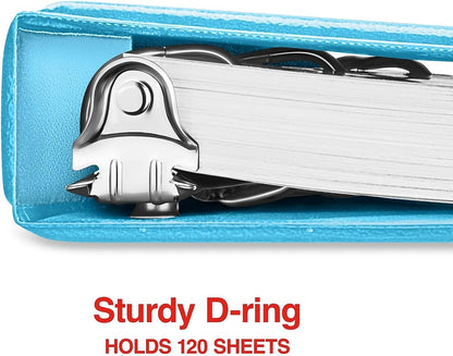 Staples Standard 2-Inch 3-Ring View Binder, Holds Up to 450 Sheets, Orange, Durable Binder for Office & School