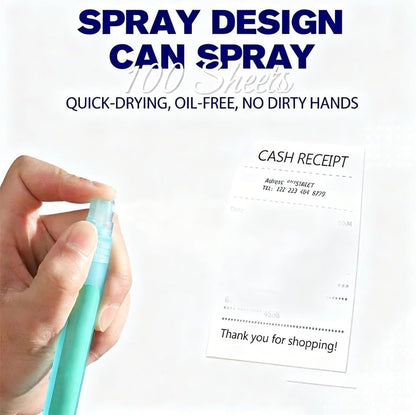 Privacy Cover Spray, 2026 Upgrade Thermal Paper Eraser Spray, 10ml Portable Privacy Information Coverage Fluid Liquid, For Permanent Erasing Receipt Shipping Label, Or Any Thermal Prints (2pcs)