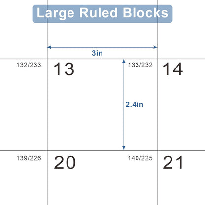 Desk Calendar 2026, KOPEESY 22" x 17" Large Desk Calendar, 18 Mouths From January 2026 to June 2027, Desktop Calendar with Notes and Thick Paper for Home, Office and School
