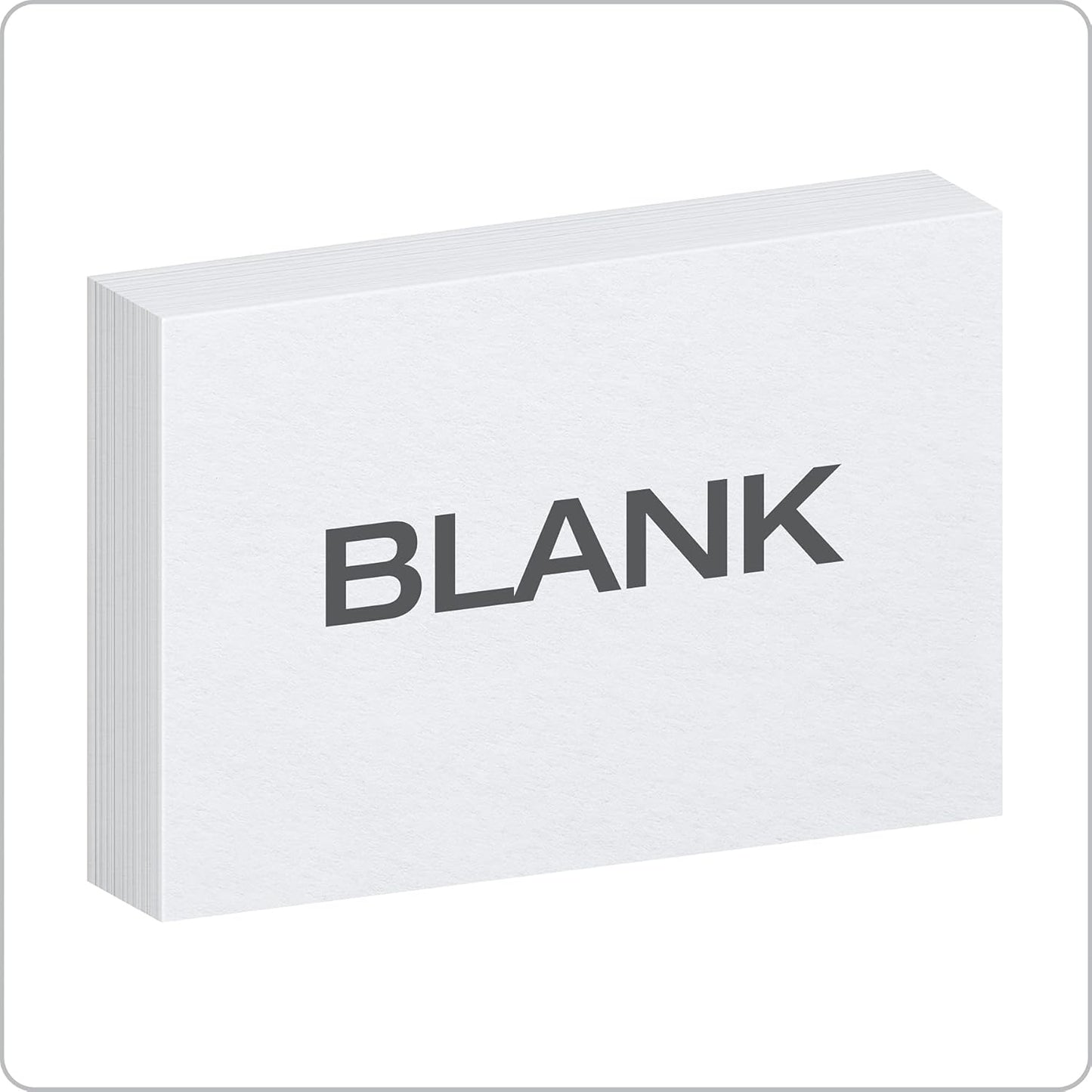 Oxford Index Cards, Index Cards, Blank on Both Sides, White, Cards (40177), 4x6,100 Count (Pack of 5)