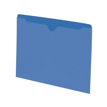 Smead File Jacket, Reinforced Straight-Cut Tab, Flat-No Expansion, Letter Size, Manila, 100 per Box (75500)