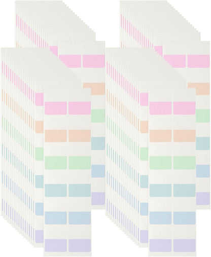 PATIKIL Clear Index Sticky Tabs, 480 Pcs Small Transparent Sticky Notes Bookmarks Planner Stickers Page Tabs for Office Notebooks File Folder Ledger Book, Gradient Pink