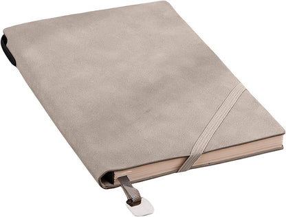 Faux Leather Notebook Journal - 200 Pages Lined Vegan Leather Journal for Writing, A5 Soft-Cover Journaling Notebook Gift Set with Pen for Travel, Office, Daily Writing