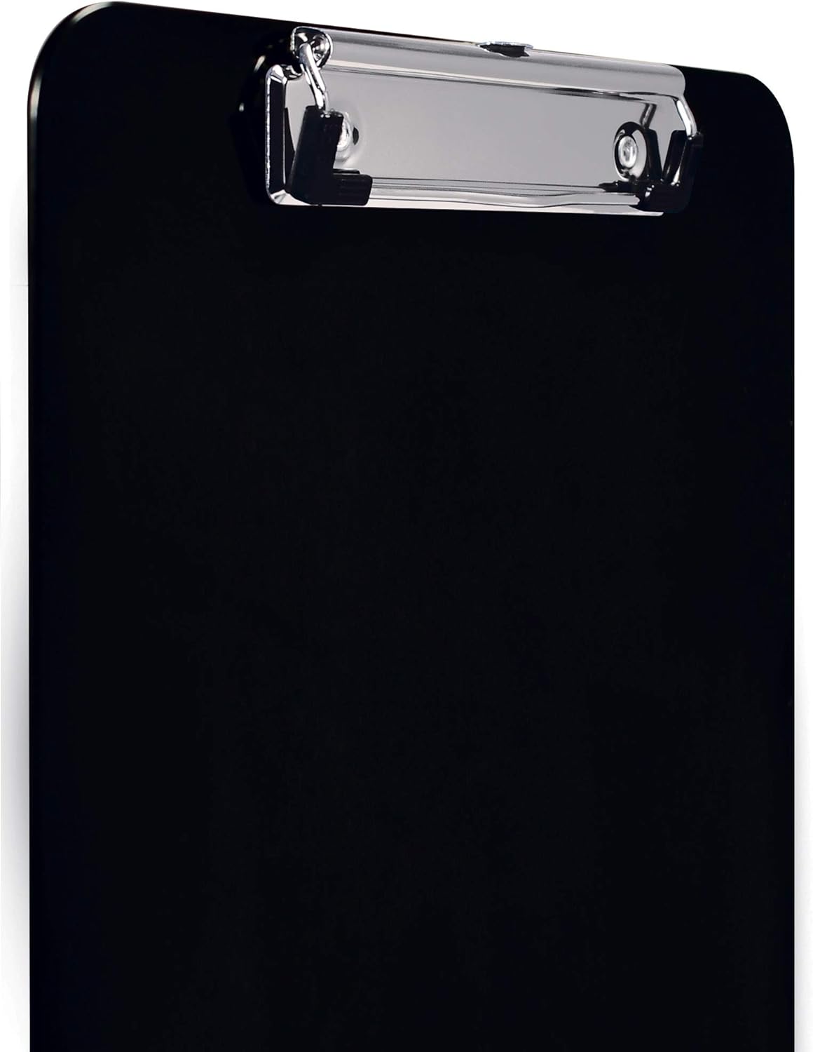 Better Office Products Black Plastic Clipboards, 12 Pack, Durable, 12.5 x 9 Inch, Low Profile Clip, Black, Set of 12