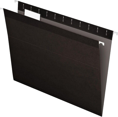 Pendaflex Reinforced Hanging File Folders, Letter Size, Bright Green, 1/5 Cut, 25/BX (4152 1/5 BGR)