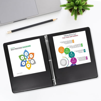 Trail Maker 1 inch Binders (50 Pack), 3 Ring Hardcover Binders in Bulk with Clear View Cover, Pockets for Classroom, Office, Portfolios | Bulk School, Teacher, Office Supplies (White Only Pack)