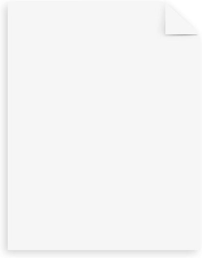 Astrobrights/Neenah Bright White Cardstock, 8.5" x 11", 65 lb/176 gsm, White, 75 Sheets (90905-02) - Packaging May Vary