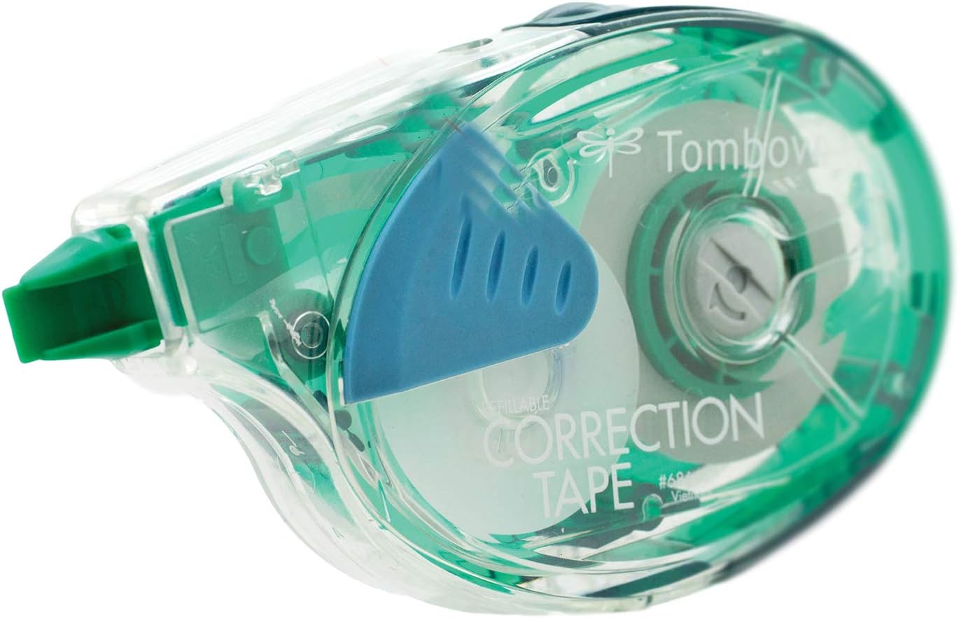 Tombow 68666 Mono Refillable Correction Tape Refill, 1-Pack , White