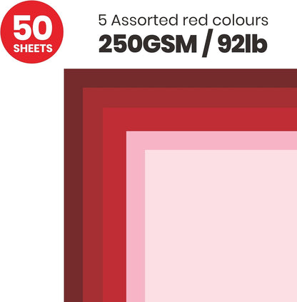 BearBoss Brown Cardstock Paper 8.5x11 50 Sheets, Heavyweight 92lb Cover for Crafts DIY Cards Making
