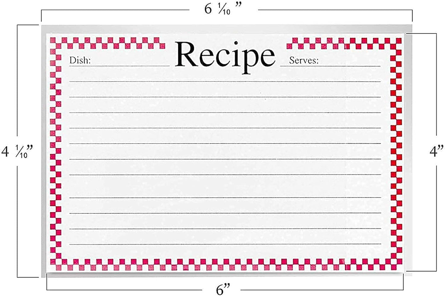 3x5 Recipe Card Protectors,100 Count,Recipe Card Covers,Index Card Sleeve