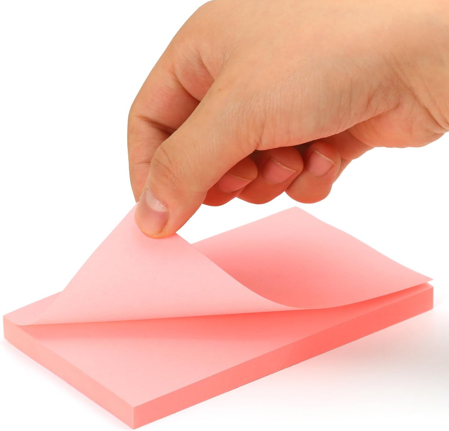 480 Sheets 3 in x 5 in Large Sticky Notes, 76 x 127 mm 6 Pads Assorted Self-Stick Pads for Notebook,Office,School and Home,80 Sheets/Pad (6 Pads Brillant)