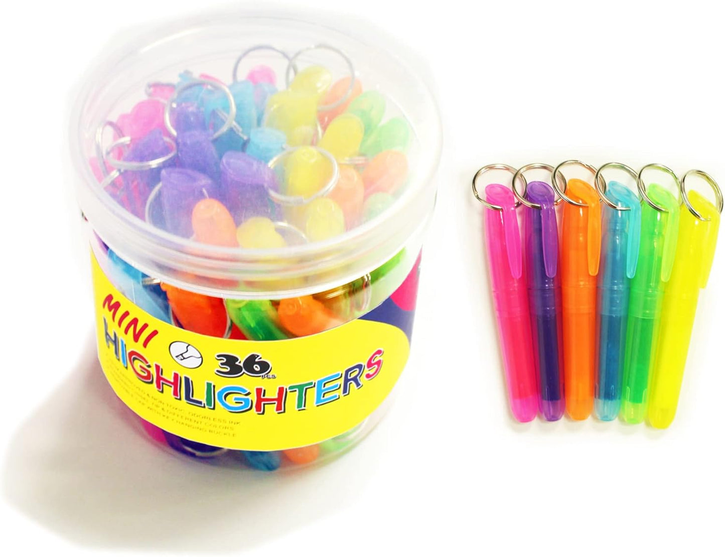 SKKSTATIONERY 36 Pcs Mini Dry Erase Markers, Whiteboard Markers, Marker Pens 3.5'', Black.