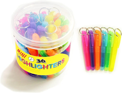 SKKSTATIONERY 36 Pcs Mini Dry Erase Markers, Whiteboard Markers, Marker Pens 3.5'', Black.