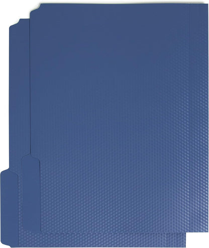 U Brands Fashion File Folders, 1/3-Cut Tabs in Assorted Positions, Letter Size, Office Supplies, 6 Count (Classic)