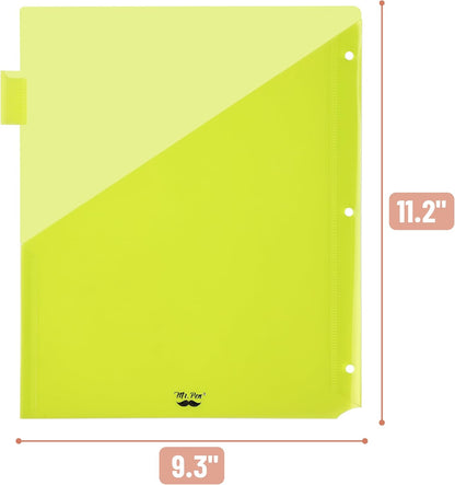 Mr. Pen- Binder Dividers with Pockets and Tabs, 1 Set, 8 Tabs/Set, Colorful, 3 Ring Binder Dividers with Tabs and Pockets on Both Sides
