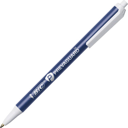 BIC PrevaGuard Clic Stic Ballpoint Pen, Black, 60-Count