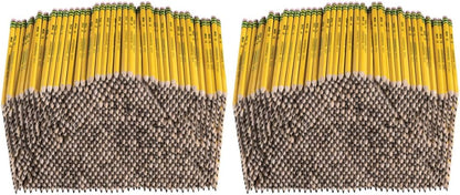 Ticonderoga Wood-Cased Pencils, Pre-Sharpened, 2 HB Soft, Yellow, 72 Count