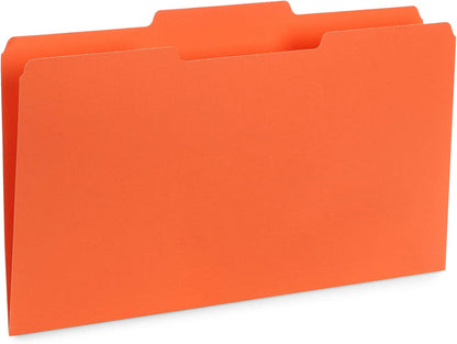 Blue Summit Supplies Blue Legal File Folders, Legal Size, 1/3 Cut Tab, Great for Organizing and Easy File Storage, File Folders 100 Count