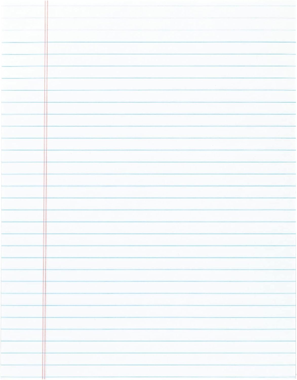 Office Depot Glue-Top Writing Pads, 8 1/2in. x 11in., Legal Ruled, 50 Sheets, White, Pack Of 12 Pads, 99409