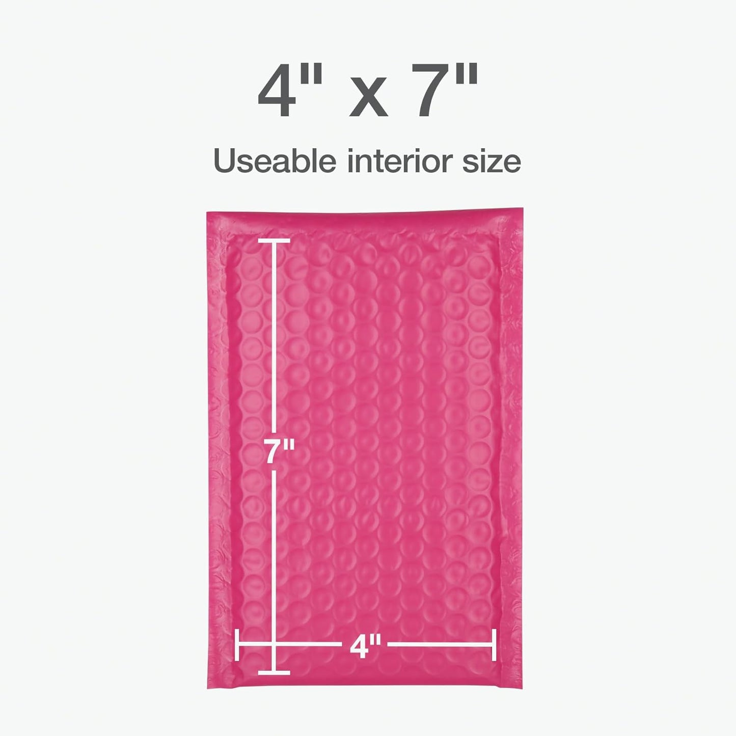 Quality Park Bubble Mailers, 6 x 9 Inch, White Poly Mailers, Padded Envelopes, Shipping Envelopes, Water Resistant, Self Seal, 50 Per Box (QUA85856), Plastic