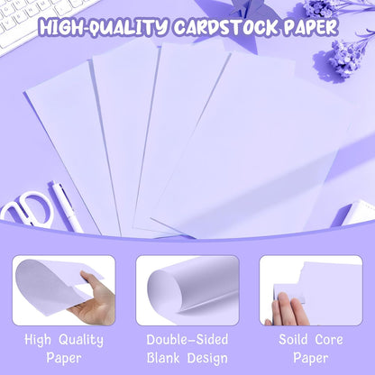 40 Sheets Cream Cardstock Paper 8.5 x 11, Ivory Cardstock Printer Paper 8.5x11, Off White Card Stock Paper 8.5 x 11, 200 GSM Construction Paper for DIY Cards, Greeting Cards, Wedding Invitations