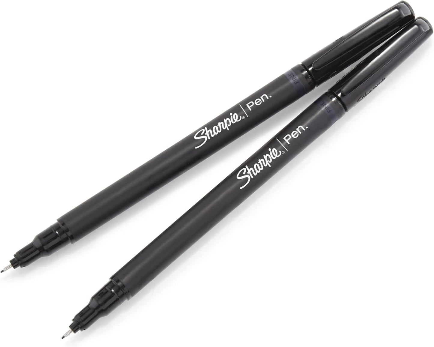 Sharpie Felt Tip Pens, Fine Point (0.4mm), Black, 4 Count - Art Markers, Journaling, Drawing