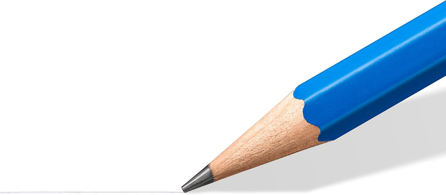 STAEDTLER Mars Lumograph 2B Graphite Art Drawing Pencil, 6 Pencils