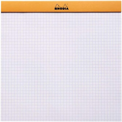 Rhodia Head Stapled Pad, No16 A5, Dot - Black