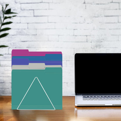 File Folder, RAZCC 150 Pack 1/3 Cut Tab File Folders Letter Size, Manila Folders, Folders with Tab, Great for Organizing and Easy File Storage