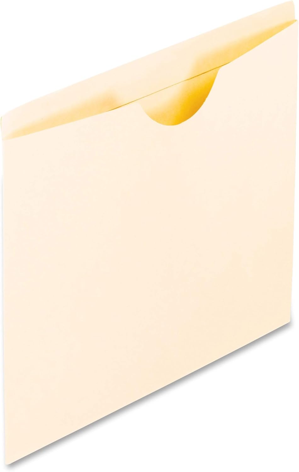 Pendaflex File Jackets, Letter Size, Manila, 2" Expansion, Reinforced Straight-Cut Tabs with Thumb Cut, 50 per Box (22200EE), Beige