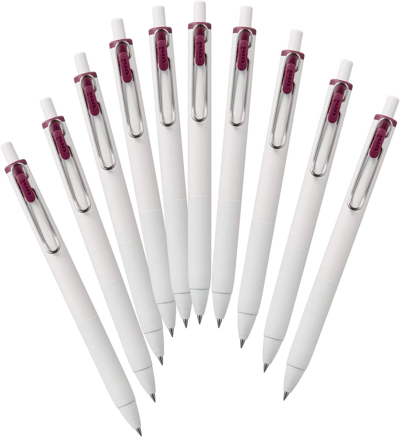 Mitsubishi Pencil Uni-Ball One Gel Ballpoint Pen Refill, 0.38, Black, 10 Pieces, Hako UMR38S.24