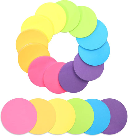 Mr. Pen- Round Sticky Notes, 2.8" Diameter, 12 Pads, 720 Sheets, Morandi Color, Sticky Notes Bulk, Self-Stick Note Pads, Perfect for Office, School, Home, Study & Organization