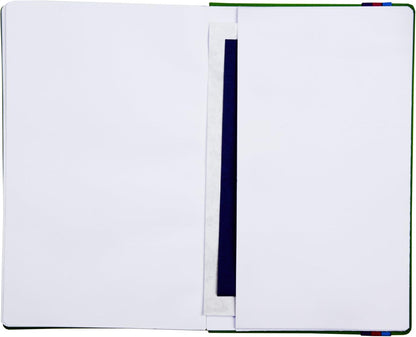 Samsill Large Hardcover Notebook, 240 Lined Notebook Pages, Black, 7.5 x 10 Inch