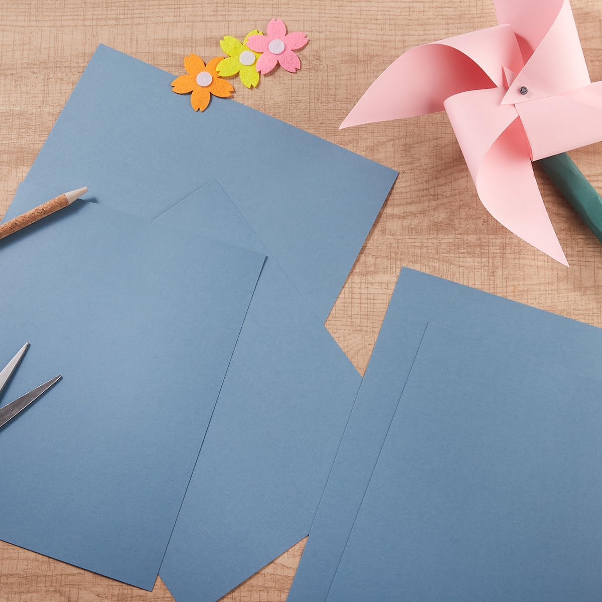 30 sheets Cardstock Paper 8 1/2 x 11 Inches for Crafts and Invitations (White/Red/Blue)