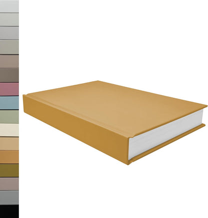 CovoBook™ Blank Hardcover | Premium Sketchbook Journal Guest Book | Photo Prop Home Decor (Black, Size 9)