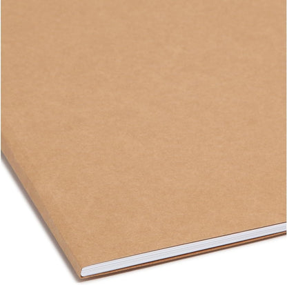 Smead Fastener File Folder, 2 Fasteners, Reinforced 2/5-Cut Tab Right of Center Position, Guide Height, Legal Size, Kraft, 50 per Box (19880)