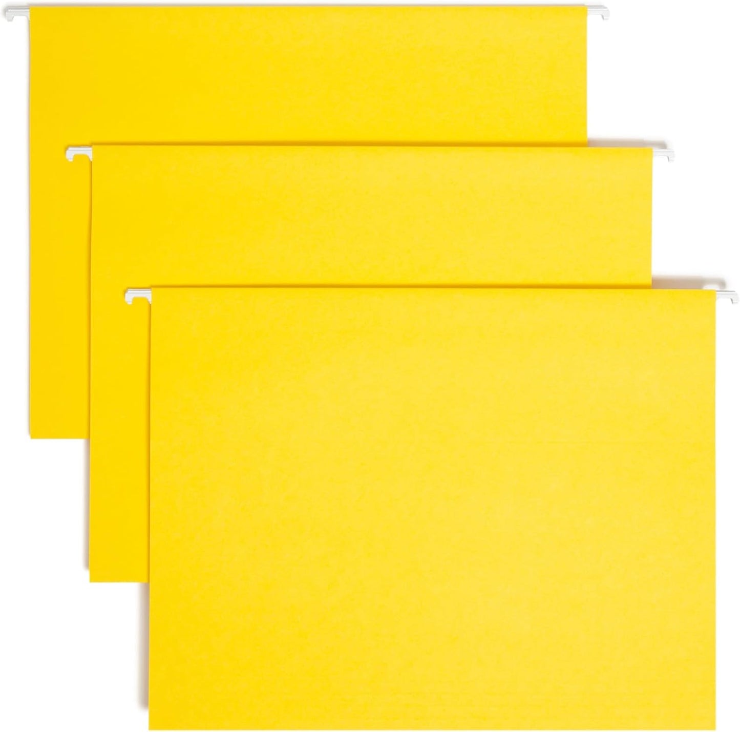Smead Standard Hanging File Folders, 25 Count, Assorted Primaries, 1/5-Cut Adjustable Tabs, Letter Size (64059)