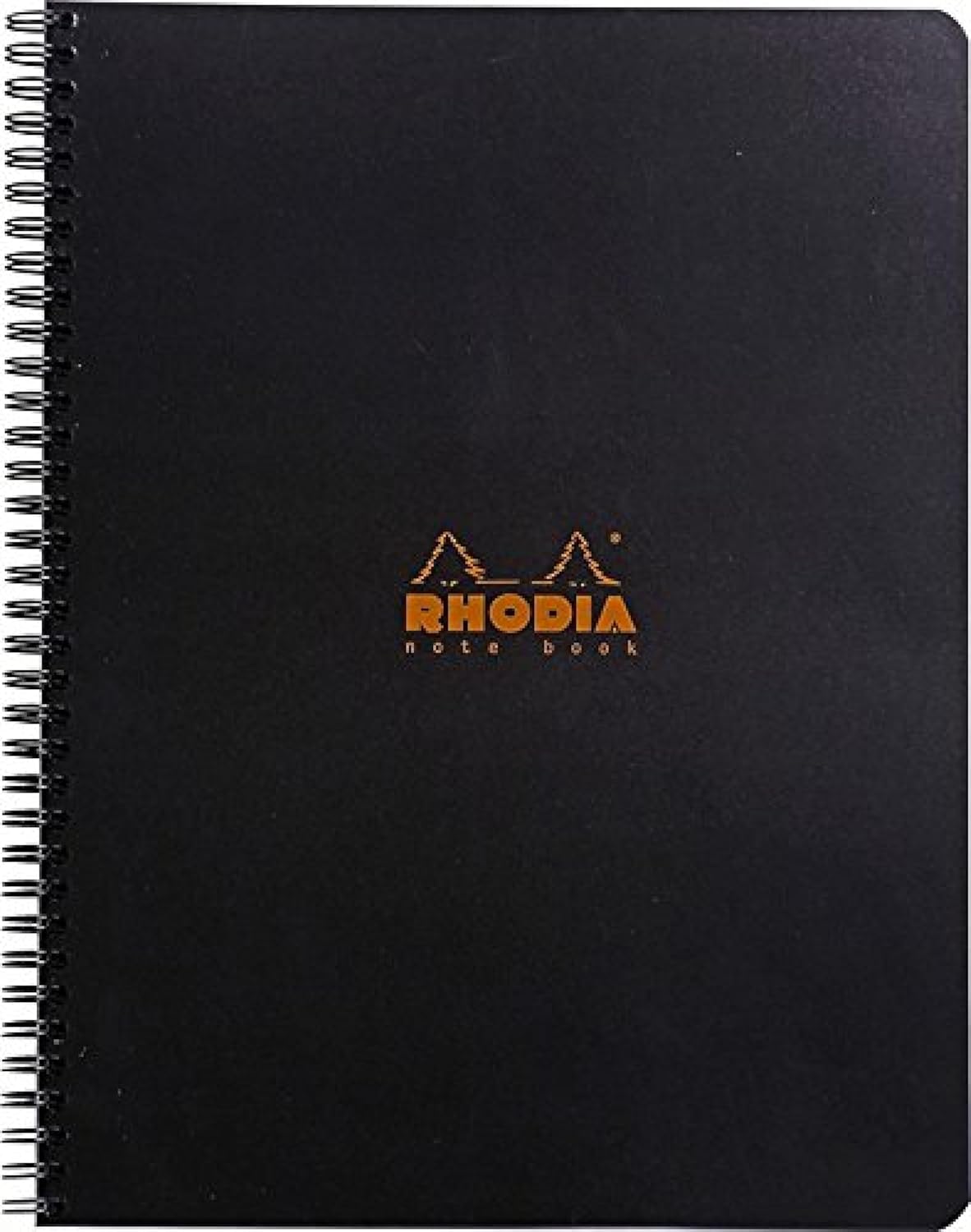 Rhodia Wirebound Notebooks - Lined w/ margin 80 sheets 8 1/4 x 11 3/4 in. - Black cover