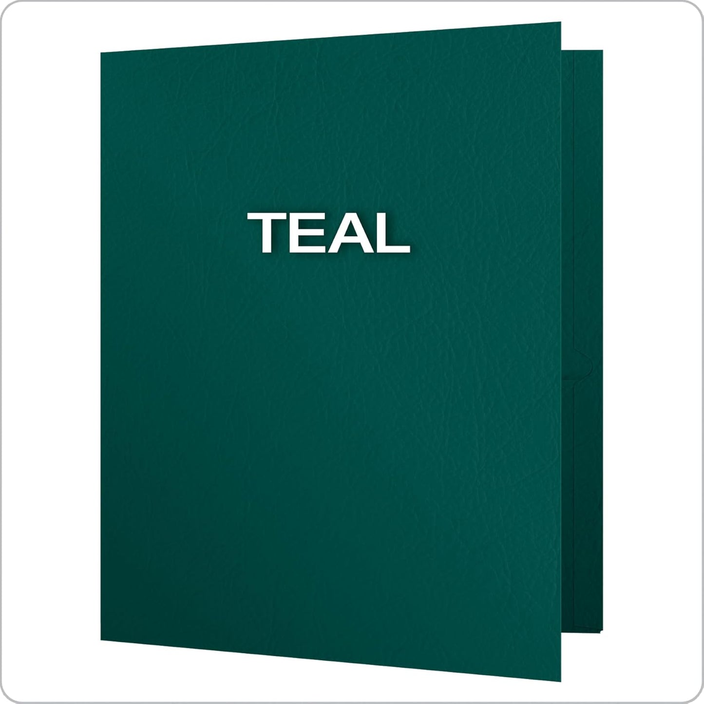 Oxford Twin-Pocket Folders, Textured Paper, Letter Size, Dark Blue, Holds 100 Sheets, Box of 25 (57538EE)