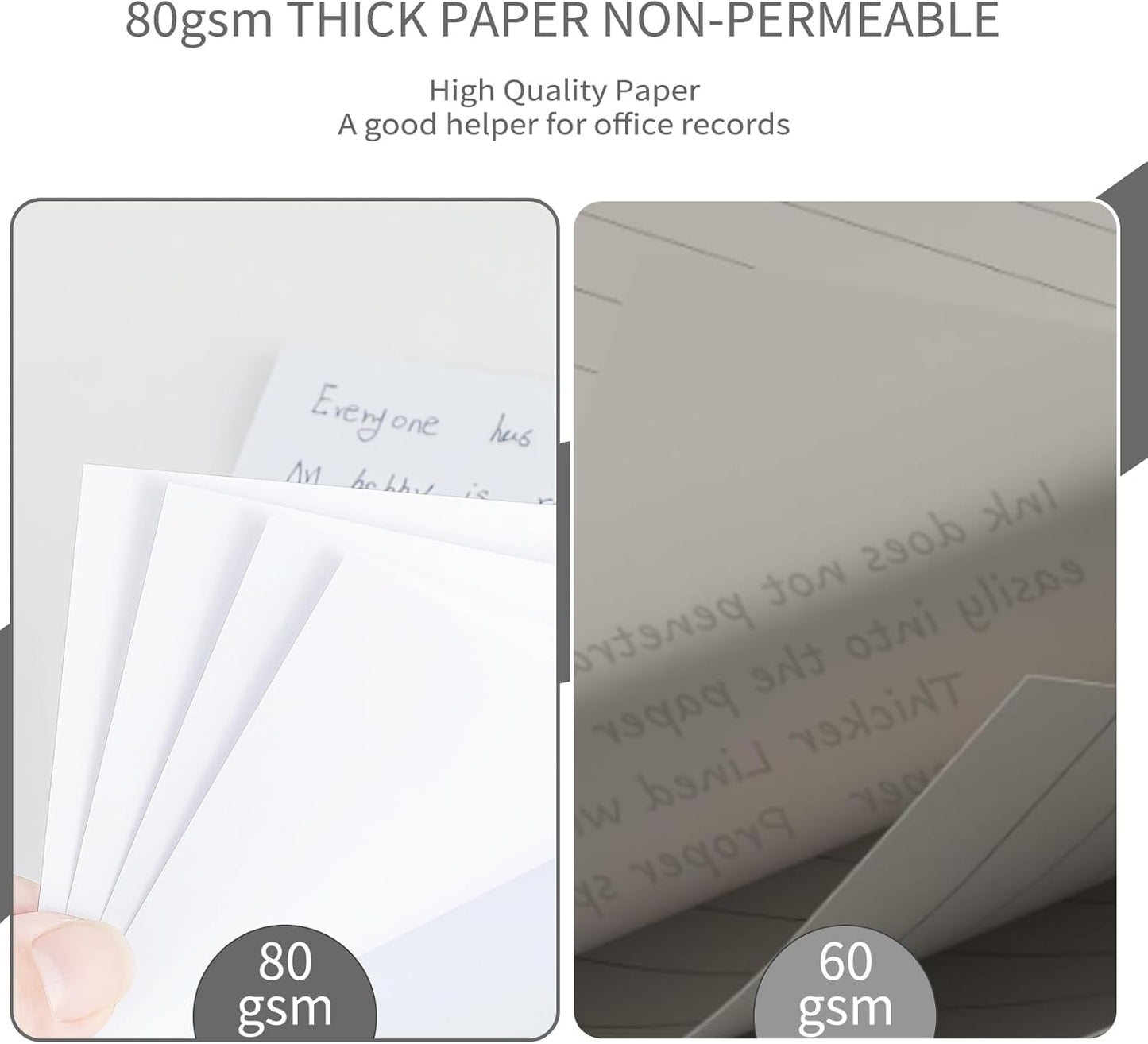 QiCheng Note Pads Memo Pads Small Notepad 50 Sheets 4X6 note pad Scratch Pads for Writing Blank Scratch Pads (12)