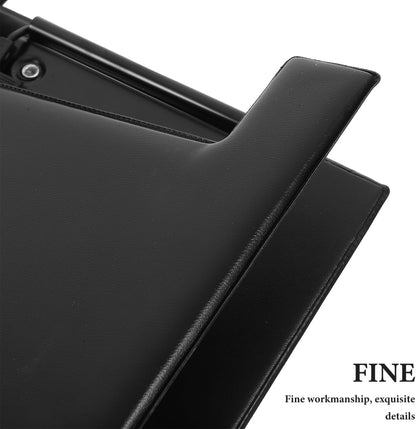 PRETYZOOM Pu Foldable Clipboard Folder A5 Nursing Clipboard with Storage Pocket Waterproof Office Writing Pad for Students Teachers Classroom Use