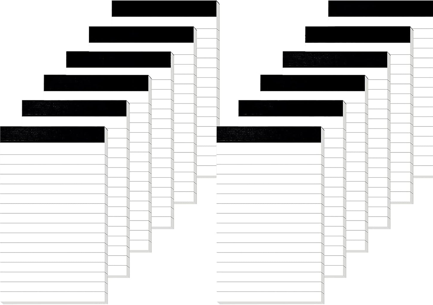 Nichela 20 Pack Small Notepad, 3 x 5 Inch Ultra Quality Note Pads, Server Lined Papers and Desk Notepads for Office Supplies, Writing and Memo pads 30 Sheets Each