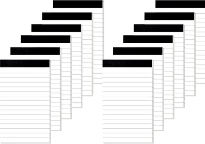 Nichela 20 Pack Small Notepad, 3 x 5 Inch Ultra Quality Note Pads, Server Lined Papers and Desk Notepads for Office Supplies, Writing and Memo pads 30 Sheets Each